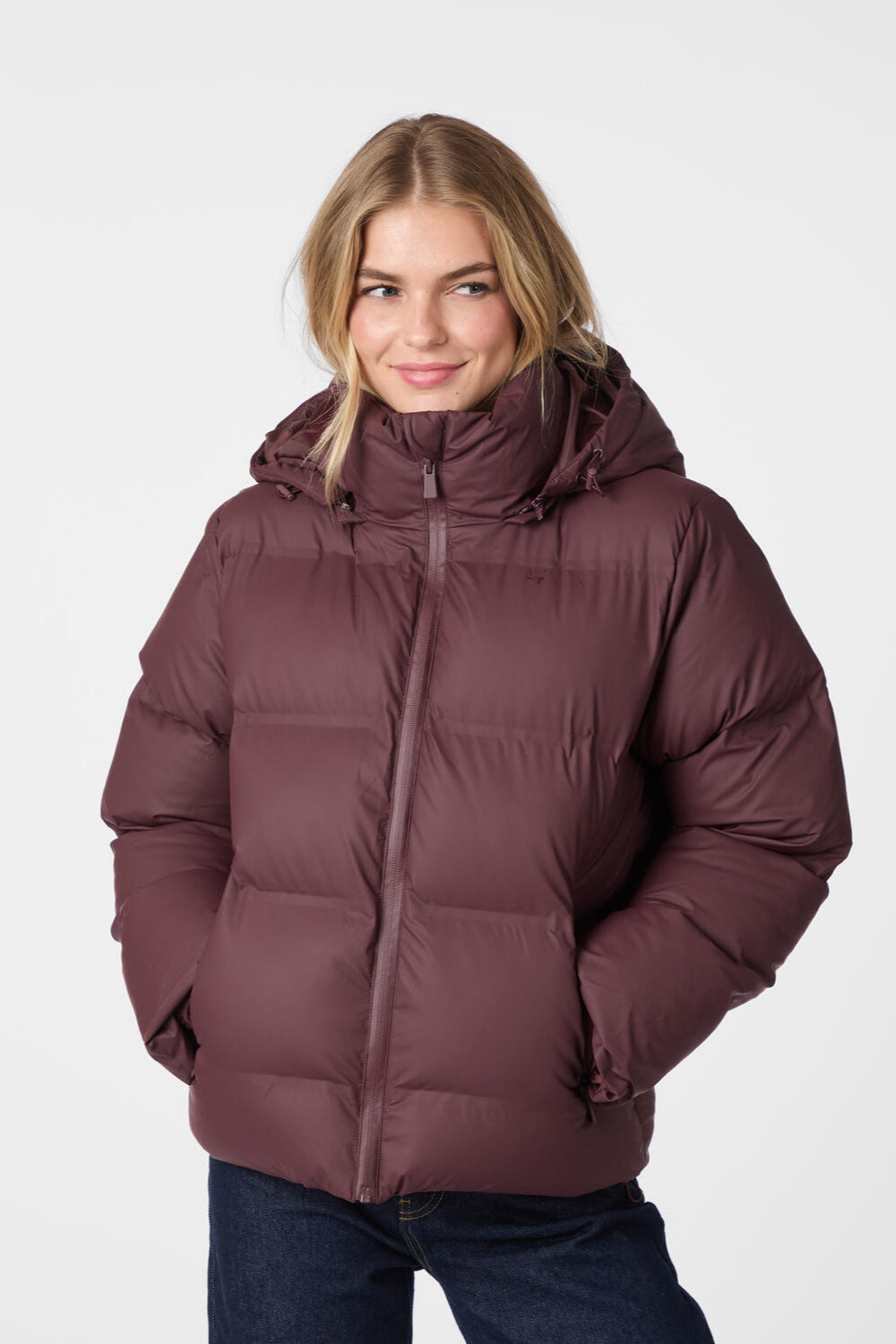 Fox Puffer dunjakke - Bordeaux